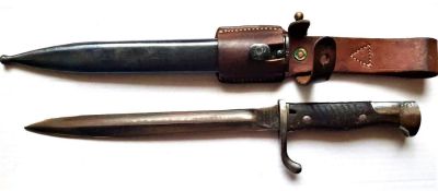 Штык укороченный модель 98-05, к винтовке Мауззера обр. 1898 года . Использовался в штурмовых 