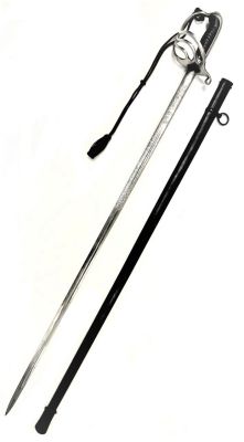 Сабля офицера армии Перу. 
Французского типа, образца 1882 г. 
Клеймо фабрики Айкхорна 