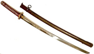 Син-гунто. 
Япония. 1935-45 гг. 
Армейский меч для сержантского 