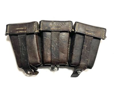 Патронный подсумок армейский. Германия 1936 год. Клеймо производителя. Штехер файрберг. В 