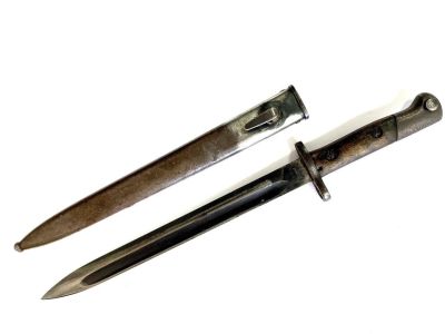 Штык к винтовке Маузера-Вергейру обр. 1904 года. Португалия. 
Длина общая 405 мм. Длина 