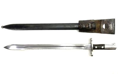 Штык - тесак саперный к винтовке Шмидта Рубина обр. 1914 года. 
Длина клинка- 480 мм. Ширина 