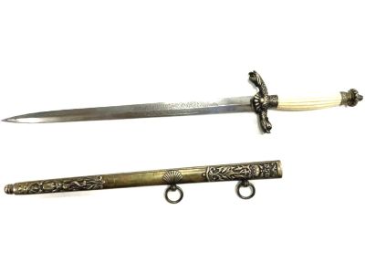 Кортик офицерский морской Австро-Венгрия. 
19 век. Копия.