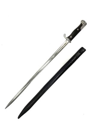 Штык к винтовке Маузера обр. 1898 года. Длина общая - 652 мм. Клинок - 520 мм. Ширина клинка - 