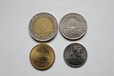 Комплект из 4-х монет Таиланд