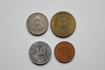 Комплект из 4-х монет Никарагуа