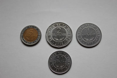 Комплект из 4-х монет Боливия