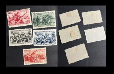 .Серия 5 марок 1940 год. Война за освобождение народов. Соединение западных областей Украины 