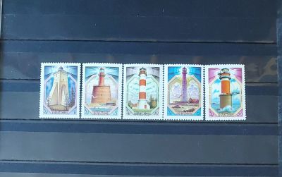 1983г. Маяки Балтийского моря, серия, Состояние **. Кат. №5361-5365