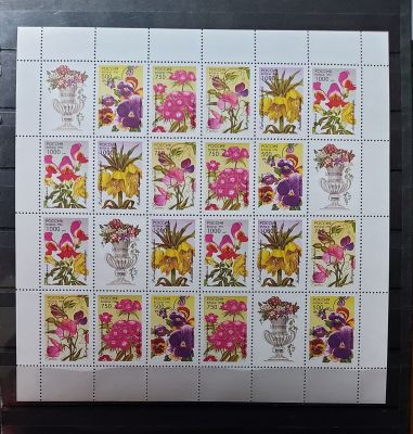 1996г. Годовой набор малых листов, Состояние **, 12 листов.