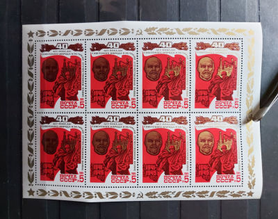 1985г. 40 лет Победе в ВОВ, комплект 5 МЛ. Состояние **. Кат. №5549-5553