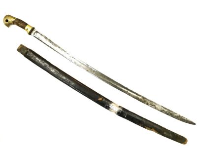 Шашка обр 1927 года. РККА. Длина 1000 мм; клинок 866 мм. Ширина клинка 33 мм