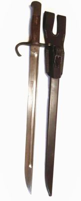Штык к винтовке Арисака тип 30 с подвесом.Япония, 1915 год. На пяте клеймо Токийского арсенала.