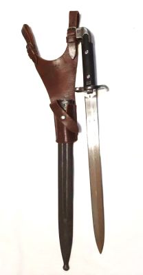 Штык к пехотной винтовке Маузер, Швеция 1914 год с маркировкой производителя . . Штык к пехотной 