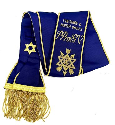 Орден мониторов(наблюдателей). 
Масонская плечевая лента 20 век. Англия.