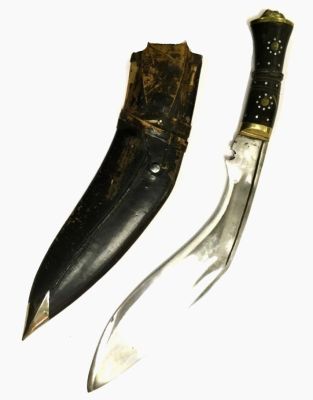 Нож кукри Непал. Штатное оружие Гуркхов входящих в элиту британского спецназа. 1930 - 1940 гг. 