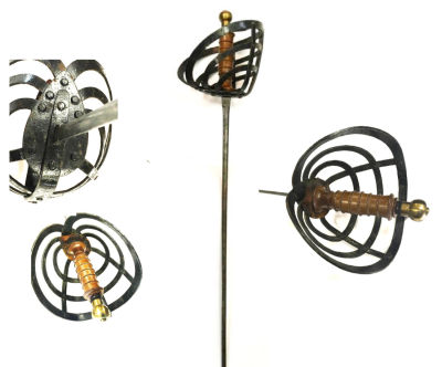 Рапира учебно-тренировочная. Использовалась в военных училищах и кадетских корпусах Латвийской 