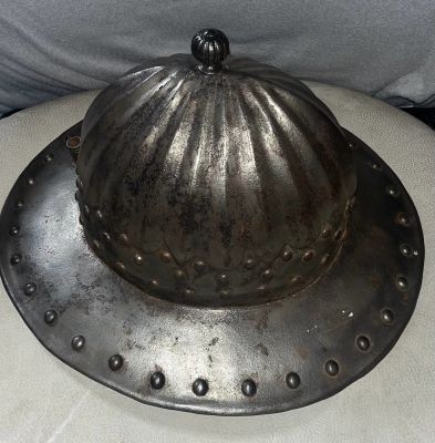 Шлем стальной пикинера Западная Европа нач.17 века.