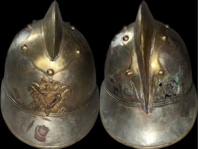 Каска пожарного Чехословакия 1920-40 гг.