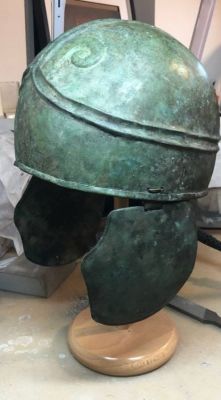 Шлем сарматский. 3-2 век до нэ. Бронзовый сплав.