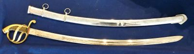 Сабля легкой кавалерии офицерская За храбрость с миниатюрным орденом Св. Анны 4 степ. ( в 