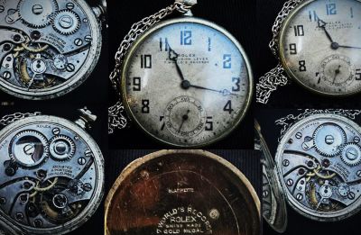 Часы Ролекс карманные 1920-30 годы. Один из ранних выпусков известнейшей фирмы. Редкость. На ходу!