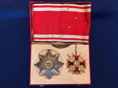 Орден святого Станислава 1 степени в оригинальной коробке. Золото 56 пр. Серебро.