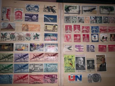 Альбом с марками США 
Состояние смешанное.