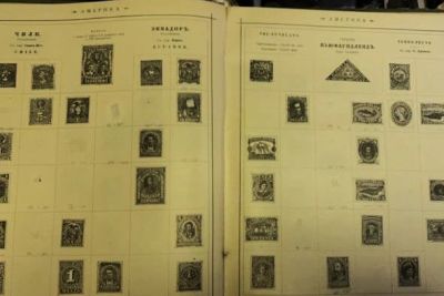 Альбом для марок пустой Российская Империя издательство Кирхнер - большой албюом