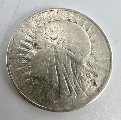 Польша. 5 злотых 1933 г. Серебро.