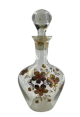 Графин для ликёра или портвейна. Ручная работа. 1950-60е годы. Соц. лагерь (Румыния, ГДР). 