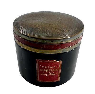Антикварная коллекционная банка - крем Ангелиус (Angelus) фирмы Louis Philippe/ Франция 