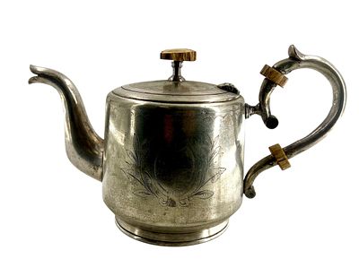 Чайник заварочный. Клеймо "БМ-ЛЯХОВСКАГО". Россия. XIX в. . Чайник заварочный. Россия. XIX в. 