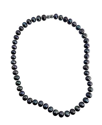 Ожерелье из натурального морского черного жемчуга. . Вес 57,3 гр, диаметр бусин 1 см, длина 48 см.