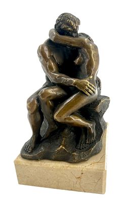 Статуэтка "влюблённые". Бронза на постаменте из натурального камня. . Статуэтка "влюблённые". 