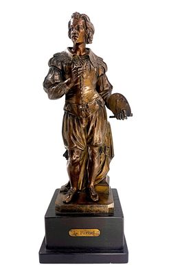 Скульптура Рубенса на пьедестале. 1842 г. Бронза. . Скульптура Рубенса на пьедестале. 1842 г. 