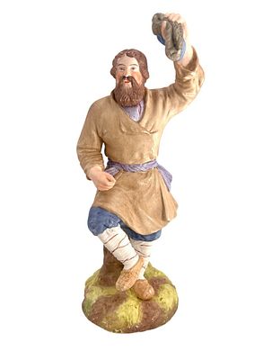 Статуэтка "Плясун". Фарфор. Клеймо фабрики "Гарднер". . Статуэтка "Плясун". Фарфор. Клеймо 