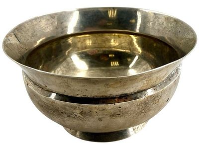 Капельник под самовар. Серебро 84 пробы. Московское пробирное клеймо 1810 г., именник "I.В.". 