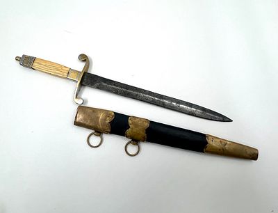 Кортик РИА (Российской Императорской Армии) образца 1909 г. В коллекционном состоянии. Время 