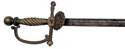 Unusual sword for senior officials of the Imperial and Royal Austrian State Railways, Model 1897. 