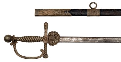 Sword for Officials of the First to Third Category of the Imperial Railways M1891. Straight 