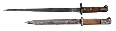 Dutch M1895 Mannlicher Infantry Hembrug Bayonet. T-back blade with stamped crown over Z (same 