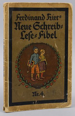 Фердинанд Хирт. "Новый учебник по письму и чтению" (на немецком языке). Издательство Ф. Хирта. 