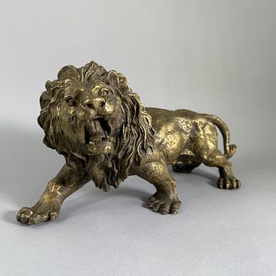 Скульптура &laquo;Лев&raquo;. Европа, 2-я половина XIX века. Бронза. Скульптура &laquo;Лев&raquo;. Европа, 2-я половина 