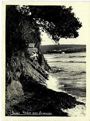 Берег Черного моря в Геленджике.