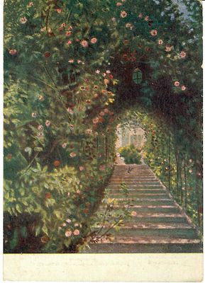 Крым. Ливадия. Беседка в парке.