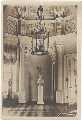 Гатчинский дворец - музей. Ротонда под гербом, арх. Кузьмин. Ленгорлит. Фото Баумнер С.Г. Незнач 