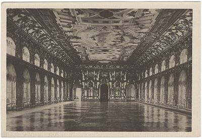 Детское село. Екатерининский дворец. Тронный зал. Фото Баумнер С.Г. Изд. Фото-сектора Упр. 