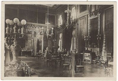 Детское село. Китайский зал. Екатерининский дворец. Фото Баумнер С.Г. Изд. Фото-сектора Упр. 