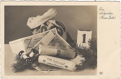 Ein erfolgeiches Neues Hahr! (пер. нем. Успешного Нового года!).